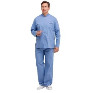 Куртка МЕД401 Крокус 1 серо-голубой 56-58/182-188