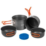 Набор посуды 1-2 персоны TRC-075 анодированный алюм Tramp