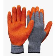 Перчатки х/б Тачстоун зимние трикотажные обрезиненные кнр