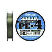 Шнур SUNLINE PE X4 150m Dark Green #3 0.296 mm SIGLON