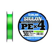 Шнур SUNLINE PE X4 300mLight Green #1,7 30LB SIGLON