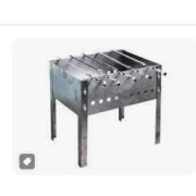 Мангал 62-0008 сборный с шампурами ЭКОНОМ в коробке СОКОЛ