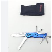 Нож MS002G складной c чехлом  мультифункциональный